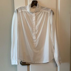 Zadig and Voltaire white cotton button up